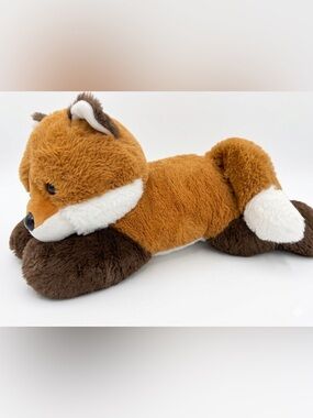 Plush Fox Cuddle Toy - Brown & White Soft Stuffed Animal